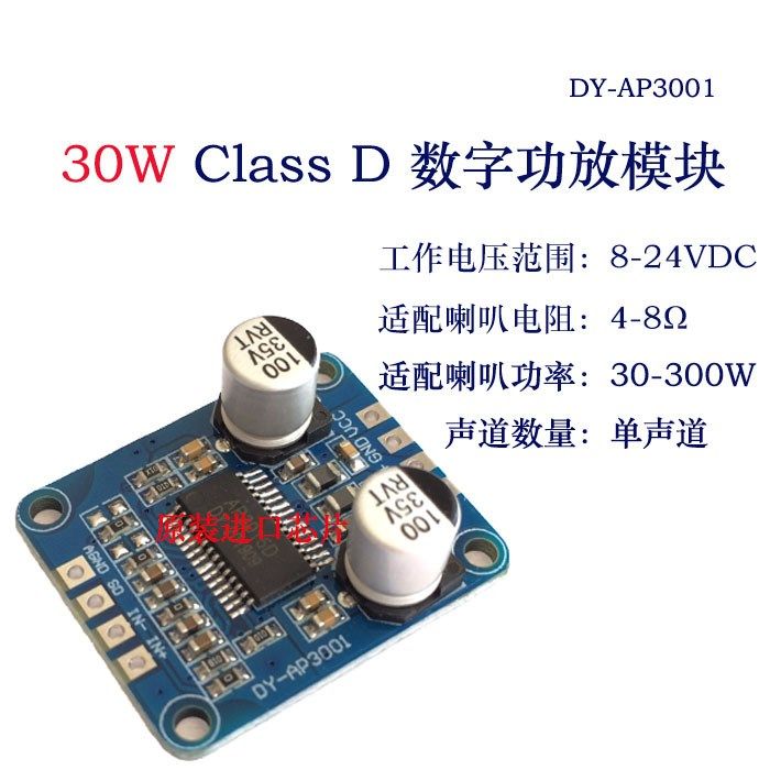 单声道 d类数字功放板 大功率12v/24V diy迷你 10W20W30W微型|ruв категории видео электрических приборов, видео бытовой арматура, HIFI звук арматура, усилитель плита - от Buy2taobao.com для оказания профессиональной услуги покупки агента Taobao