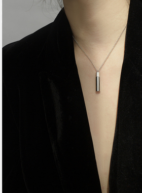 Whale Way | Nature Morte系列黄铜香水小样瓶项链锁骨链男女款