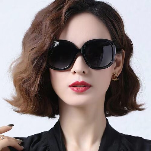 新款墨镜女高清偏光太阳眼镜开车防紫外线大脸圆脸潮大框显瘦防晒
