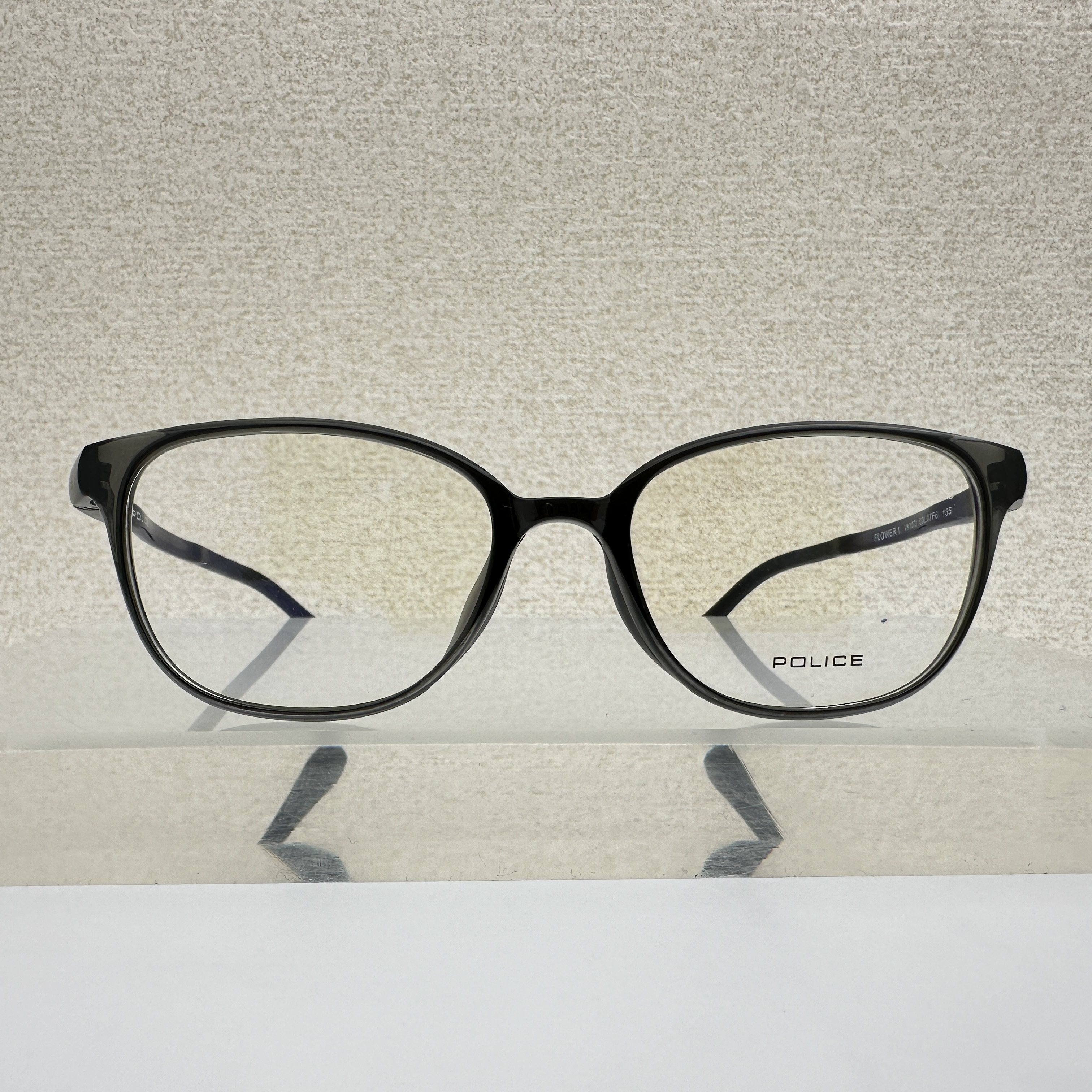 意大利police儿童眼镜框VK107J学生近视眼镜tr90硅胶男孩64