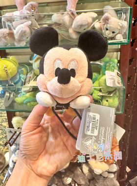 香港迪士尼 米奇米妮唐老鸭黛丝可爱卡通毛绒橡皮筋发圈 一字夹