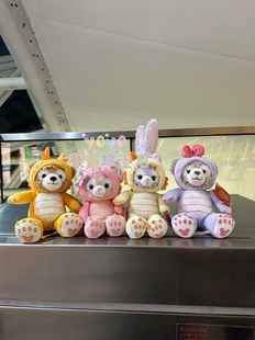 香港迪士尼 2024龙年皮肤 玲娜贝儿olu达菲熊雪莉玫托尼玩偶公仔