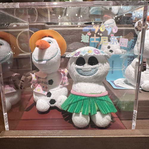 香港迪士尼 冰雪奇缘 艾莎安娜公主系列 nuimos毛公仔替换装 换服