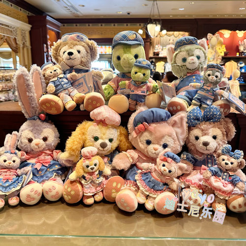 香港迪士尼 2025春日玲娜贝儿达菲熊饼饼雪莉玫olu 毛绒公仔挂件