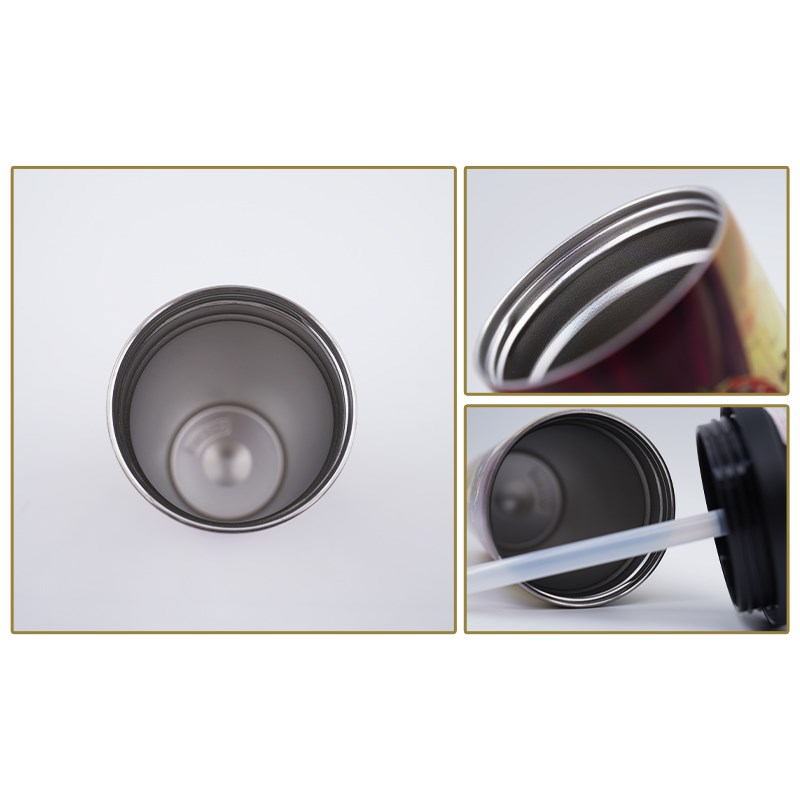 DOTA2 TI13主n题保温杯316不锈钢吸管杯周边同款水杯便携提手杯子