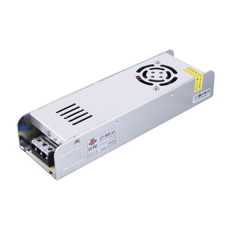 明纬220转12V小体积长条灯带直流变压器2D4V10a30开关电源100W400