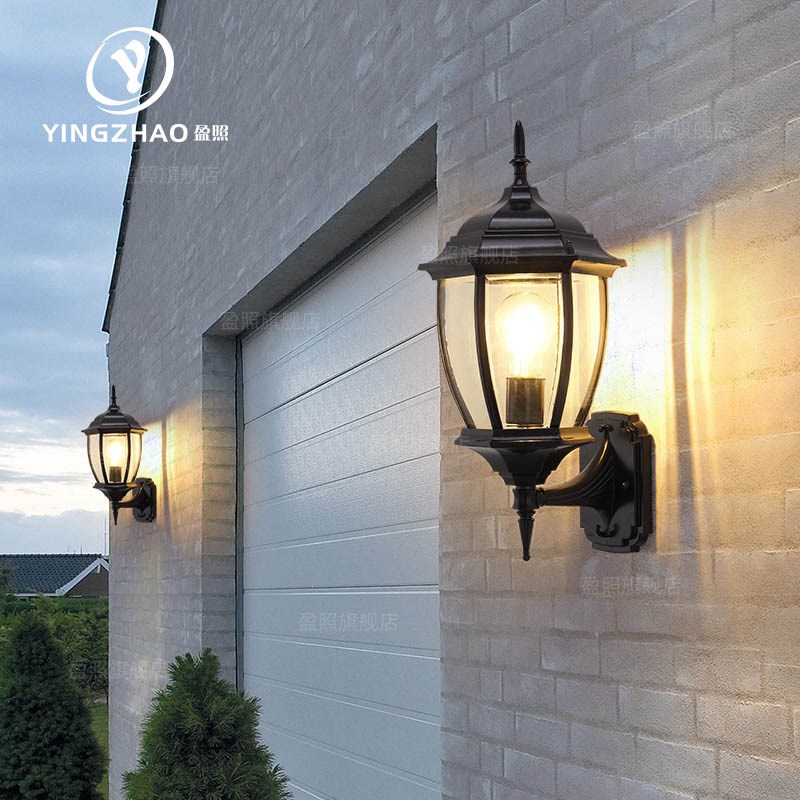 户外壁灯太阳能防水庭院灯欧式围墙灯阳台室外Q花园大门别墅外墙