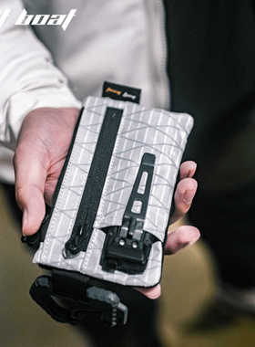 boltboat勃朗峰户外金本位卡包证件收纳包零钱收纳魔术贴毛面钱包