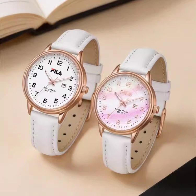 FILA斐乐学生手表初高中女生腕表石英表静音考试专用只看时间6813