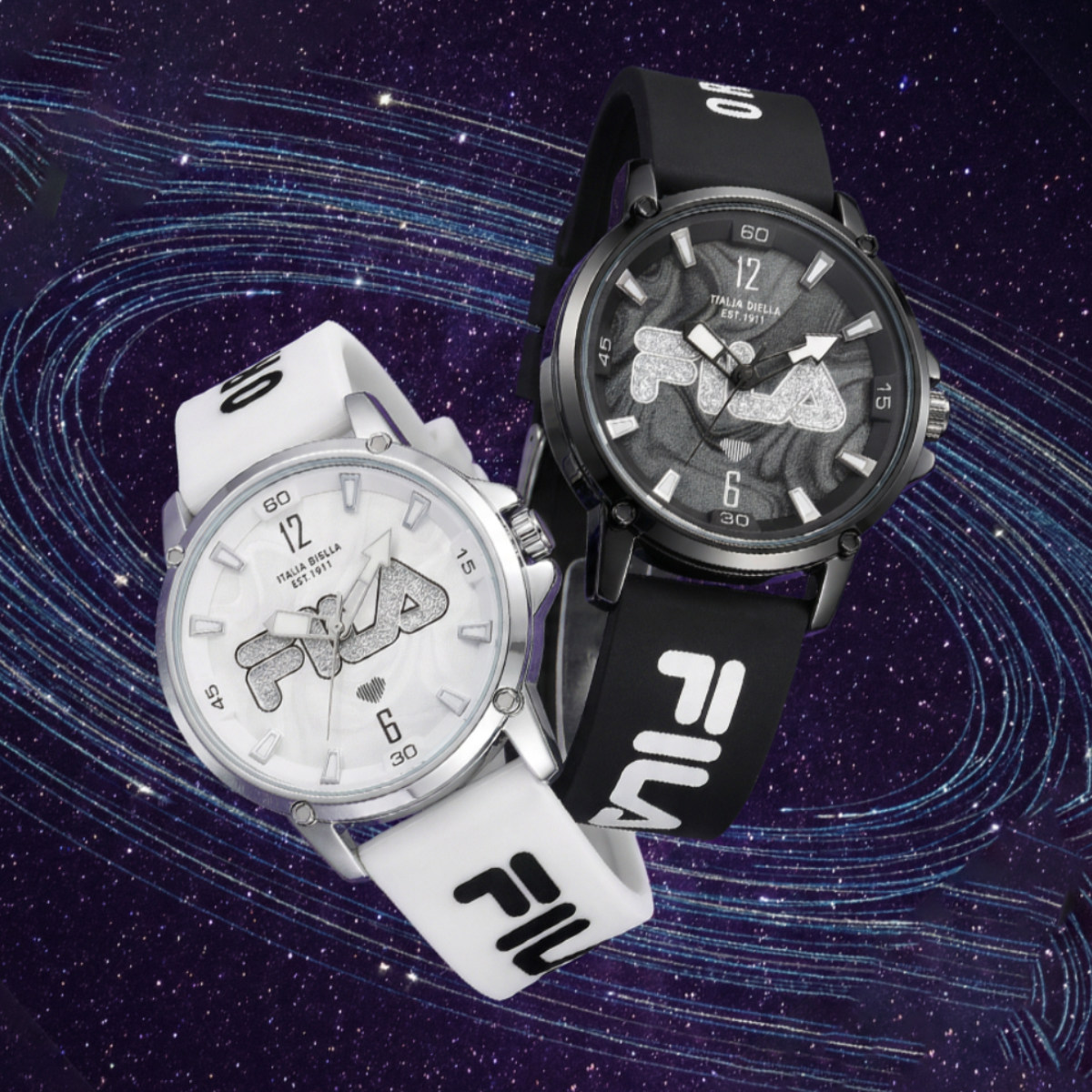 FILA斐乐学生手表潮流时尚初高中女生腕表只看时间石英表男生6801