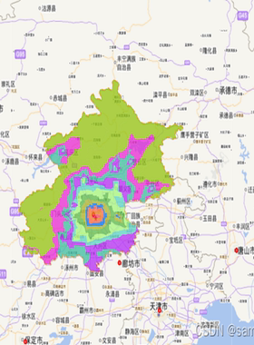 2022年北京土地基准地价矢量Shp数据（WGS84）