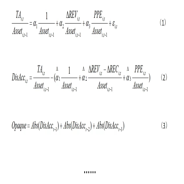 【重磅】上市公司信息透明度数据（基于修正Jones模型），含