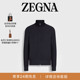 ZEGNA杰尼亚男装 混海军蓝Cashseta拉链外套
