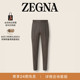 春季 羊毛及桑蚕丝长裤 新品 15milmil15 深灰褐色 ZEGNA杰尼亚男装