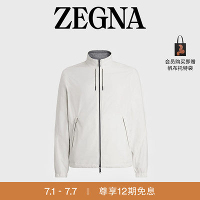 zegna杰尼亚经典款男士短夹克