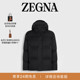 ZEGNA杰尼亚男装 黑色高科技面料Motorin羽绒服