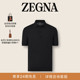 春季 衫 新品 Polo 黑色羊毛 ZEGNA杰尼亚男装