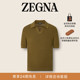 橄榄绿 春季 ZEGNA杰尼亚男装 棉质 新品 Cotton 衫 Premium Polo