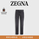 牛仔裤 Roccia 深灰色石洗弹力棉质 ZEGNA杰尼亚男装