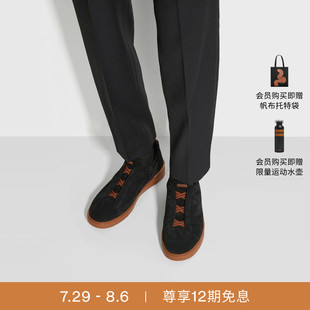 Stitch™奢华休闲鞋 12期免息 ZEGNA杰尼亚男鞋 绒面革Triple