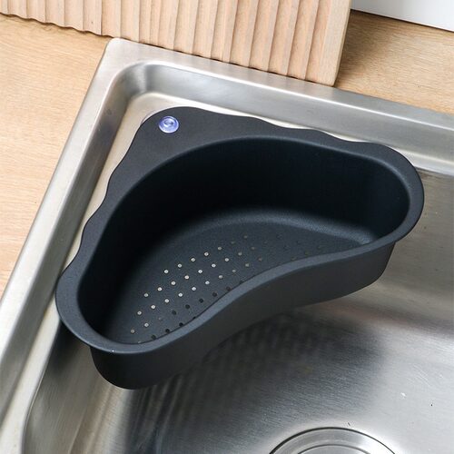 厨房沥水架 水槽沥水篮家用不锈钢三角沥水架 洗碗池过滤