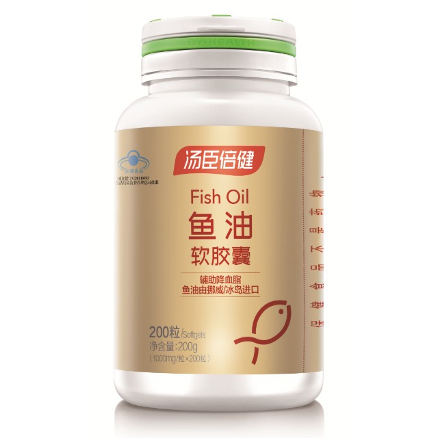 汤臣倍健牌鱼油软胶囊  深海鱼油 1000mg/粒*200粒