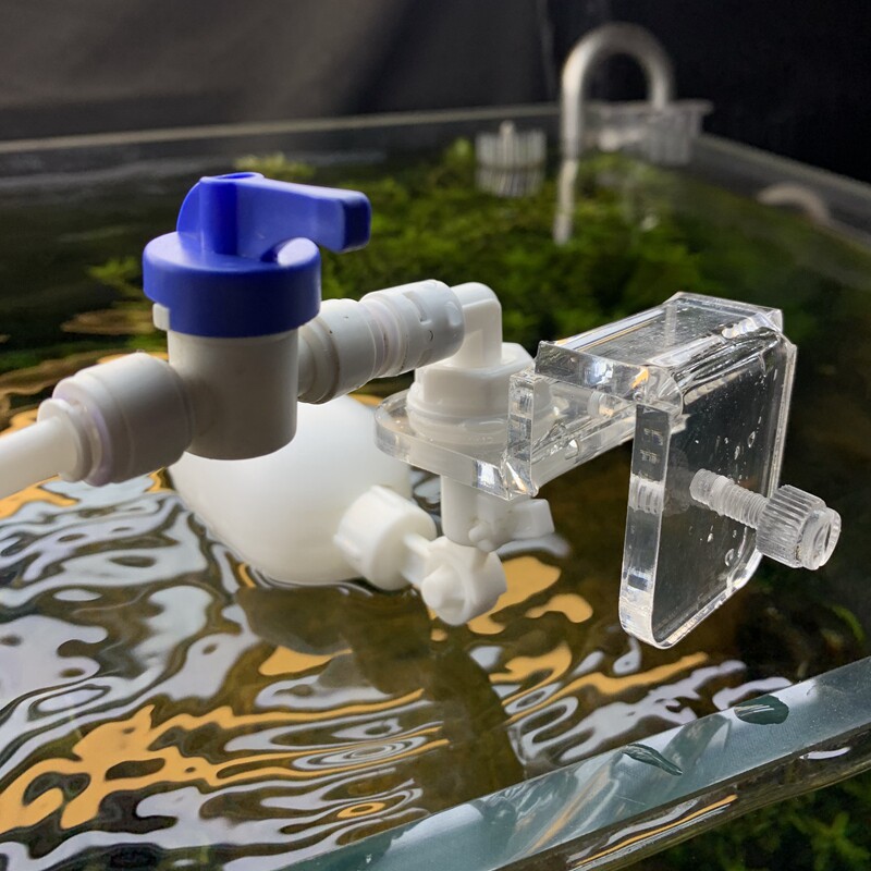 鱼缸补水器鱼缸自动加水水位控制器浮球阀亚克力换水固定夹加水器