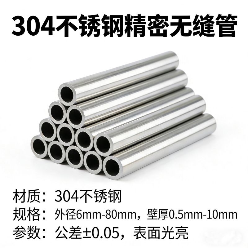 304不锈钢精密无缝管 空心管钢管