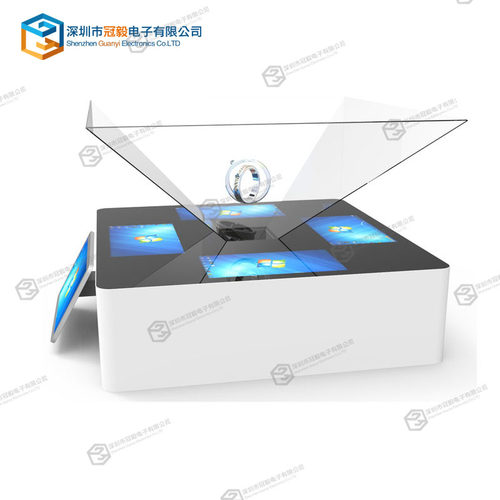 全息展示柜360度数字人交互3d全息投影展示柜展厅3D产品展示柜