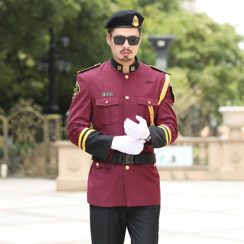 高档售楼部物业新式长袖保安服外套形象岗案场礼宾春秋装套装制服