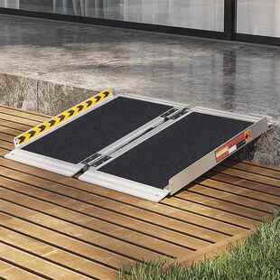 楼梯斜坡板轮椅移动坡道板可携式无障碍坡道可折叠上车上台阶垫板