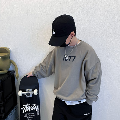 秋季男童纯棉欧美潮牌卫衣