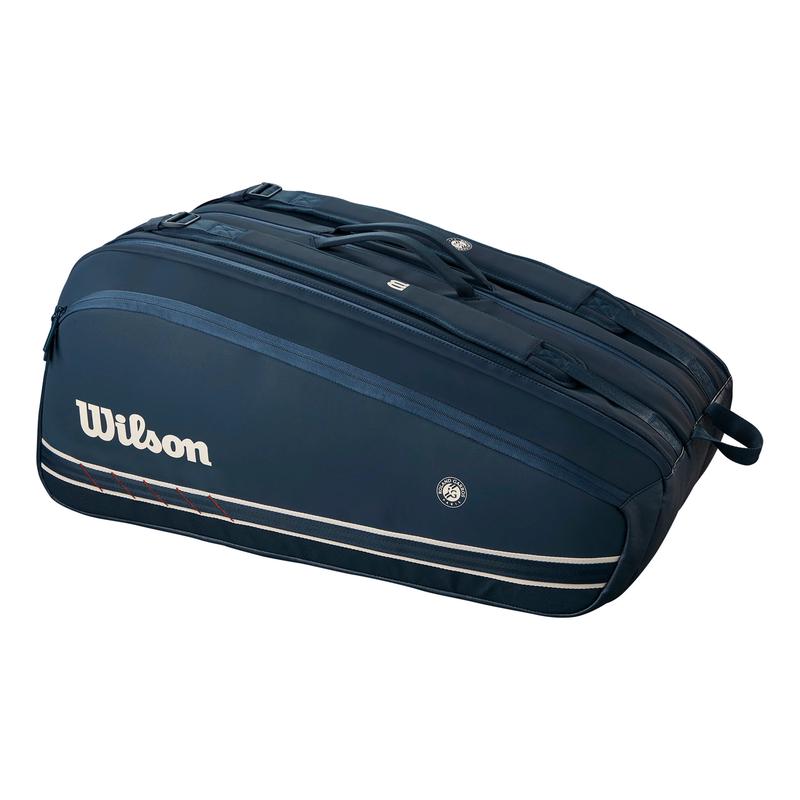 代购Wilson威尔胜网球包大容量便携收纳独立鞋仓防震保护深蓝色