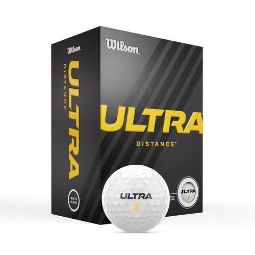 代购Wilson威尔胜高尔夫球远距离高弹稳定精准ULTRA白色24-Pack