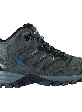 代购HITEC男士徒步鞋防水轻量防滑登山鞋中帮系带户外鞋