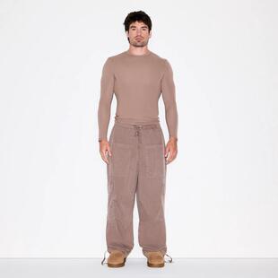 代购SKIMS服装男士长袖T恤吸湿排汗柔软亲肤贴合身形