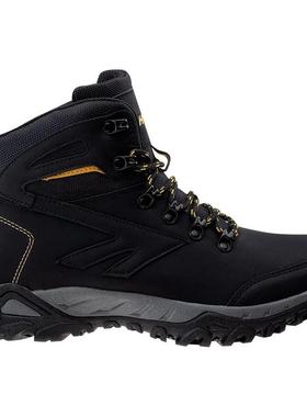 代购HITEC男士徒步鞋防水保暖防滑登山靴中帮系带户外鞋