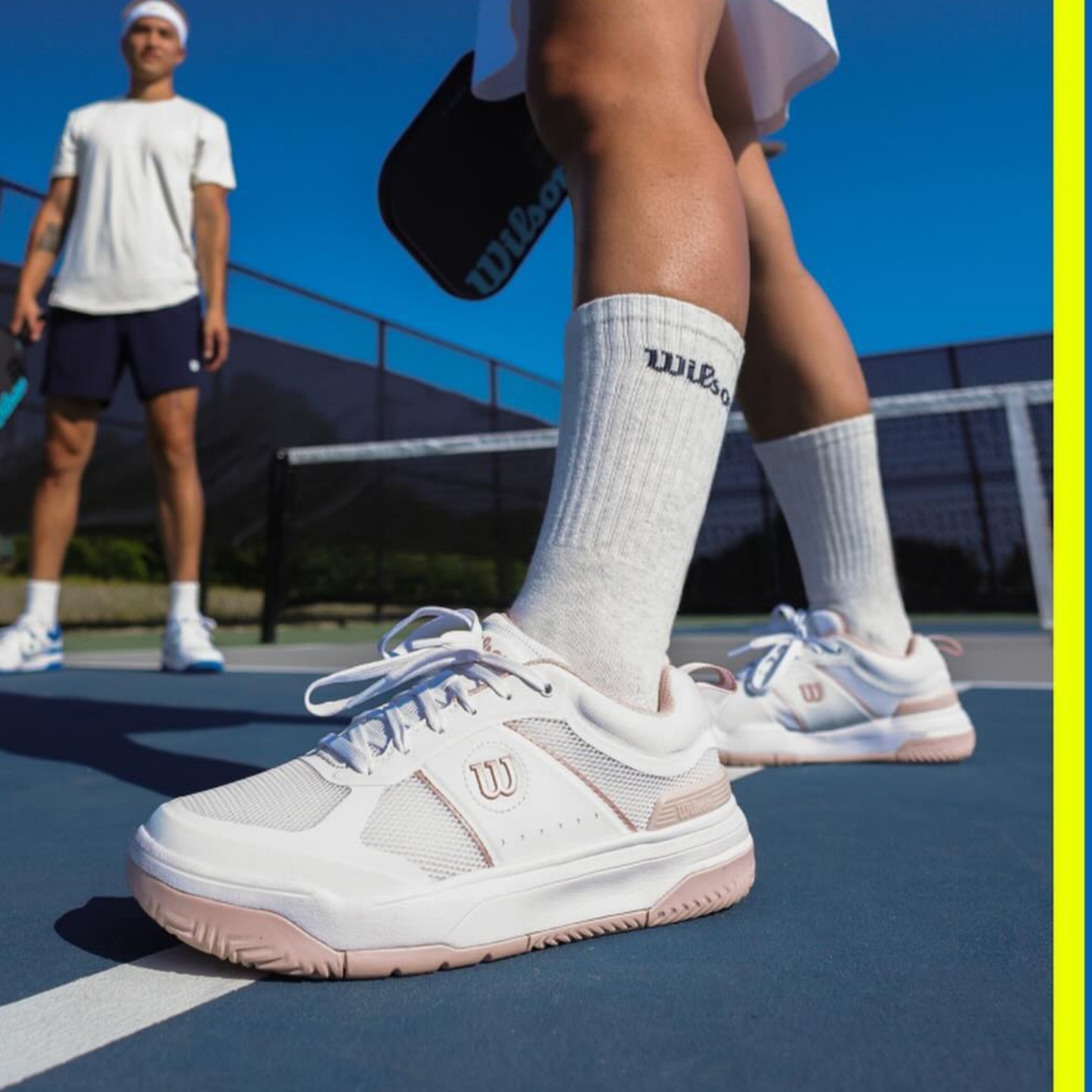 wilson Pickle Pro 威尔胜匹克球运动鞋 女士轻质透气防滑网球鞋