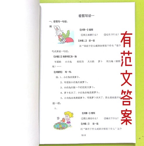 一二年级看图写话带答案