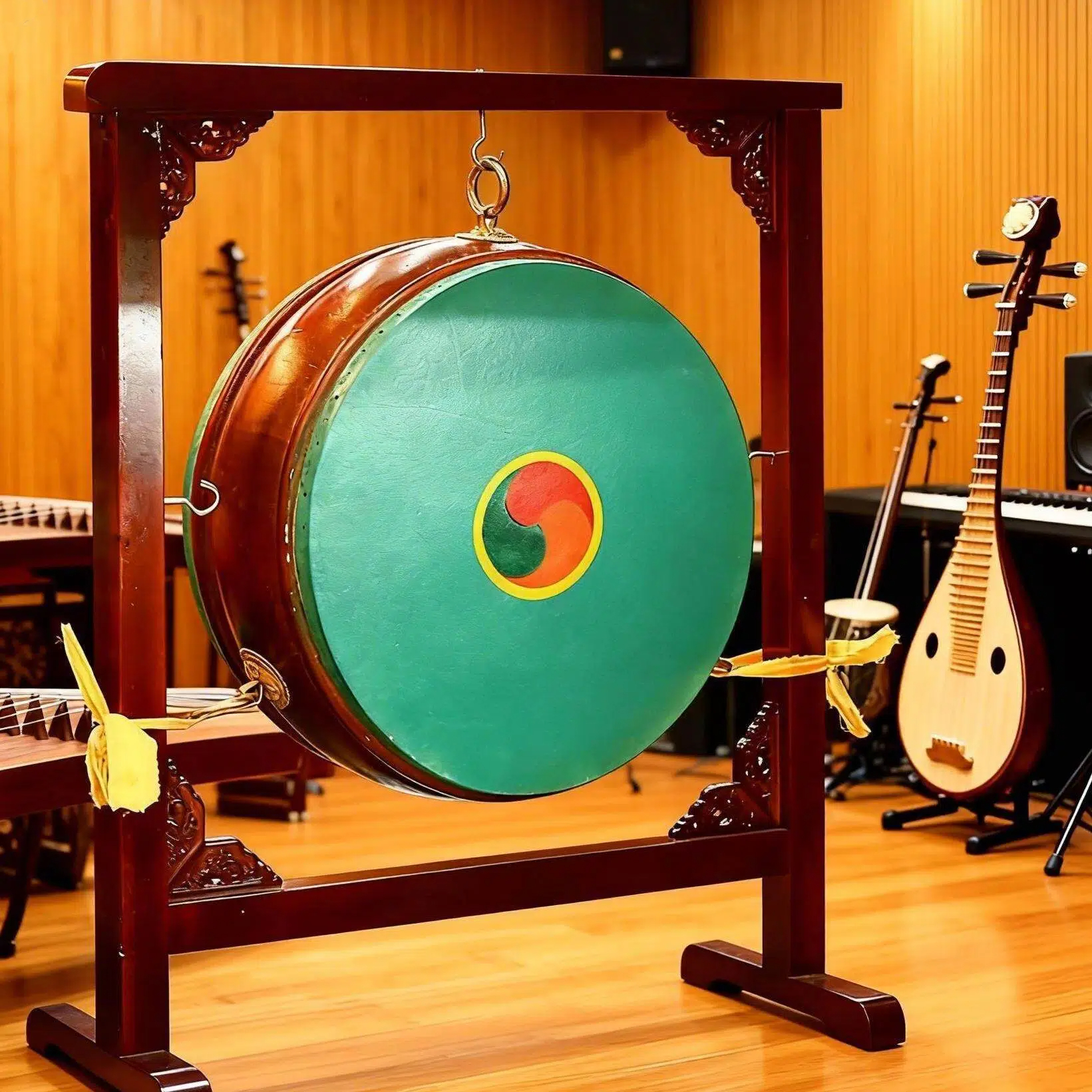 乐器鼓手工法鼓牛皮鼓槌密宗鼓鼓立式鼓全套小锣鼓断法鼓