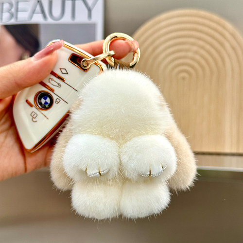 小兔子汽车钥匙扣挂件包挂饰礼物