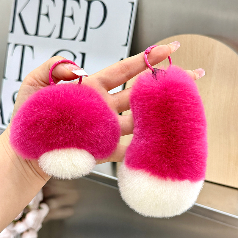 小西瓜小蘑菇小尾巴车钥匙扣挂件