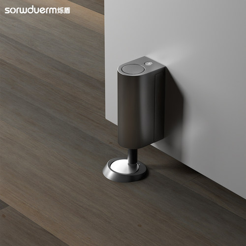 烁盾隐形防风地吸门吸强磁铁新款卫生间门碰门阻防撞器门顶门挡器