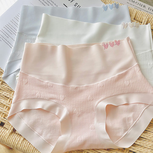 A类婴儿棉抗菌高腰内裤少女生纯棉初中生高中学生青少年三角短裤