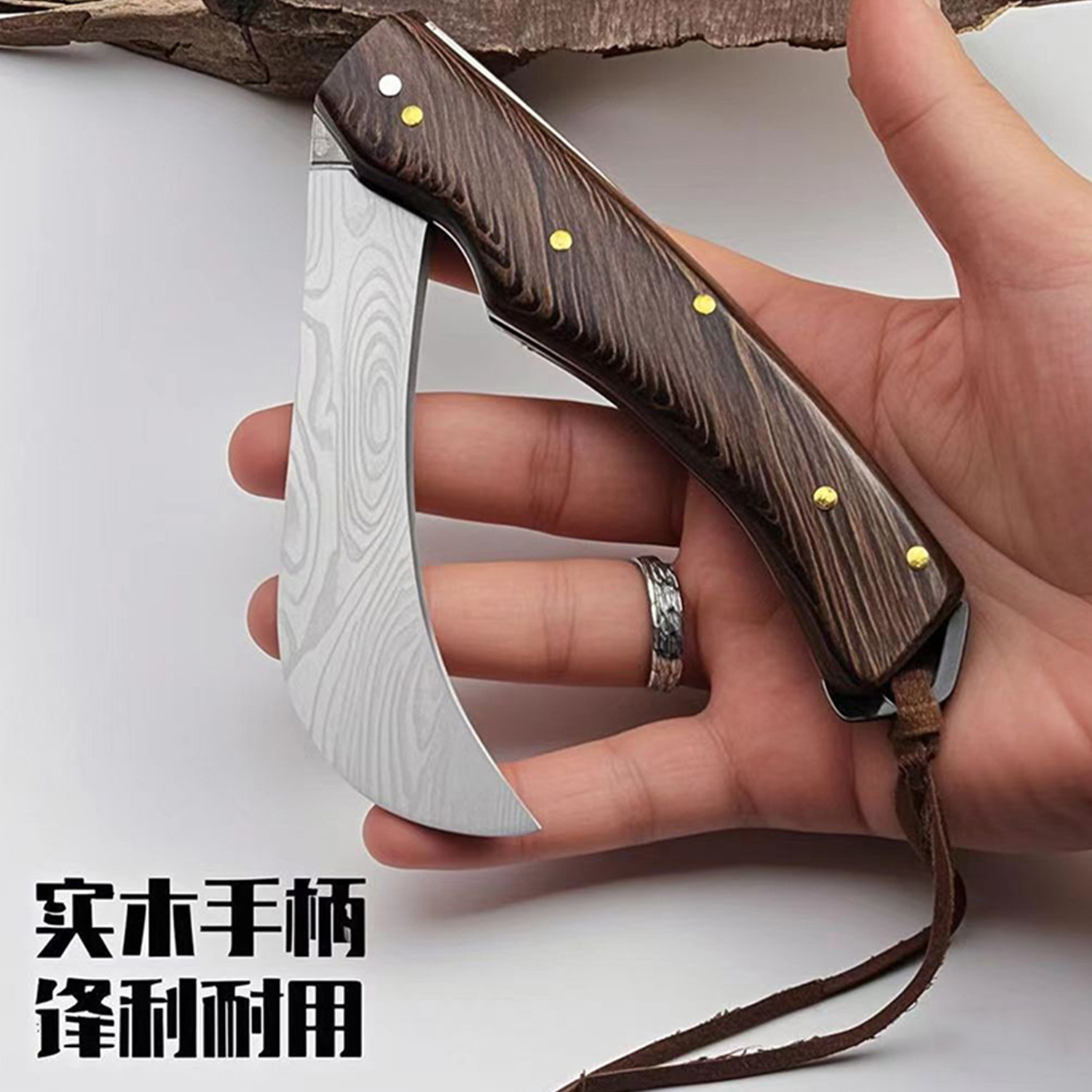 中式折叠水果刀家用弯刀商用水果店切刀菠萝刀削皮刀香蕉刀割菜刀,厨房/烹饪用具,蔬果刨丝器/瓜果刀,淘宝优惠券,粉丝福利购,淘宝优惠卷