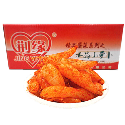 荆缘红油泡椒酸甜脆萝卜头