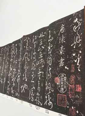 怀素草书《秋兴八首》日藏带小楷注释 高清原大复刻艺术装饰字画