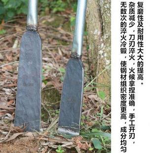 园林挖树铲钢柄花锹手工钢锹弹簧锻打钢锹挖锄起苗器连柄铁锹锻打