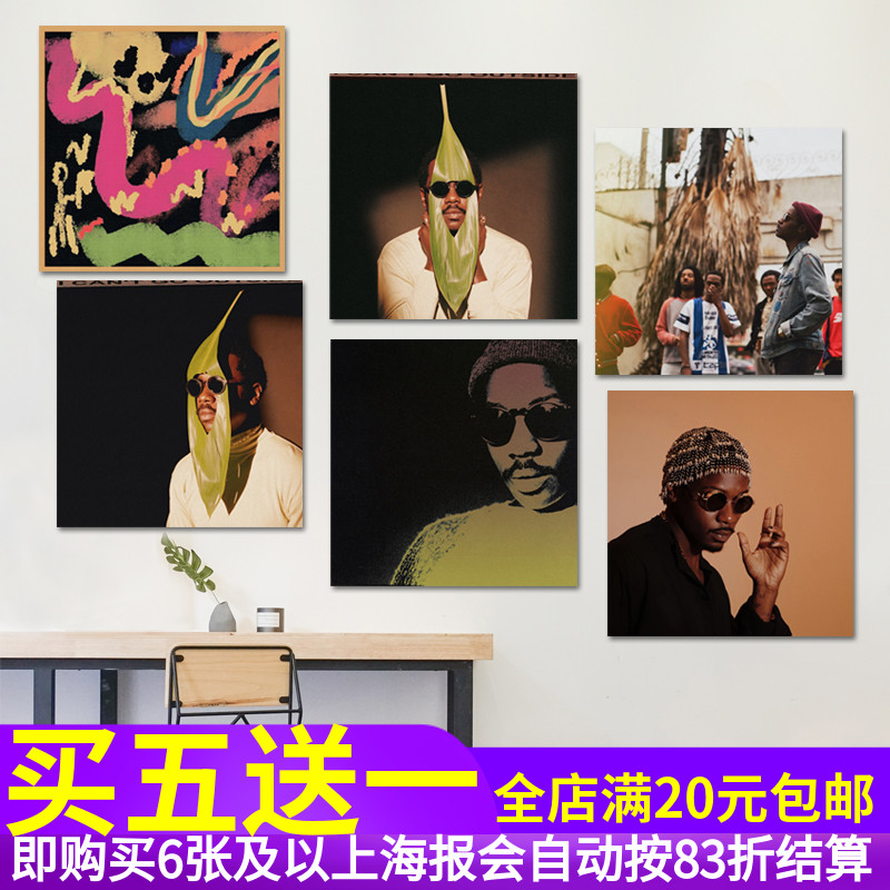 Channel Tres欧美嘻哈歌手专辑海报 Hiphop说唱音乐人贴纸装饰画