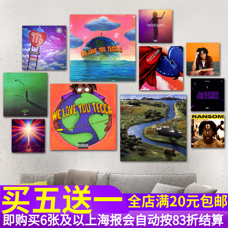 LilTecca专辑海报Hiphop贴纸